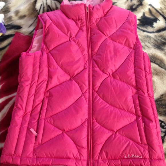 L.L. Bean Jackets & Blazers - L.L. Bean Pink Vest NWT!